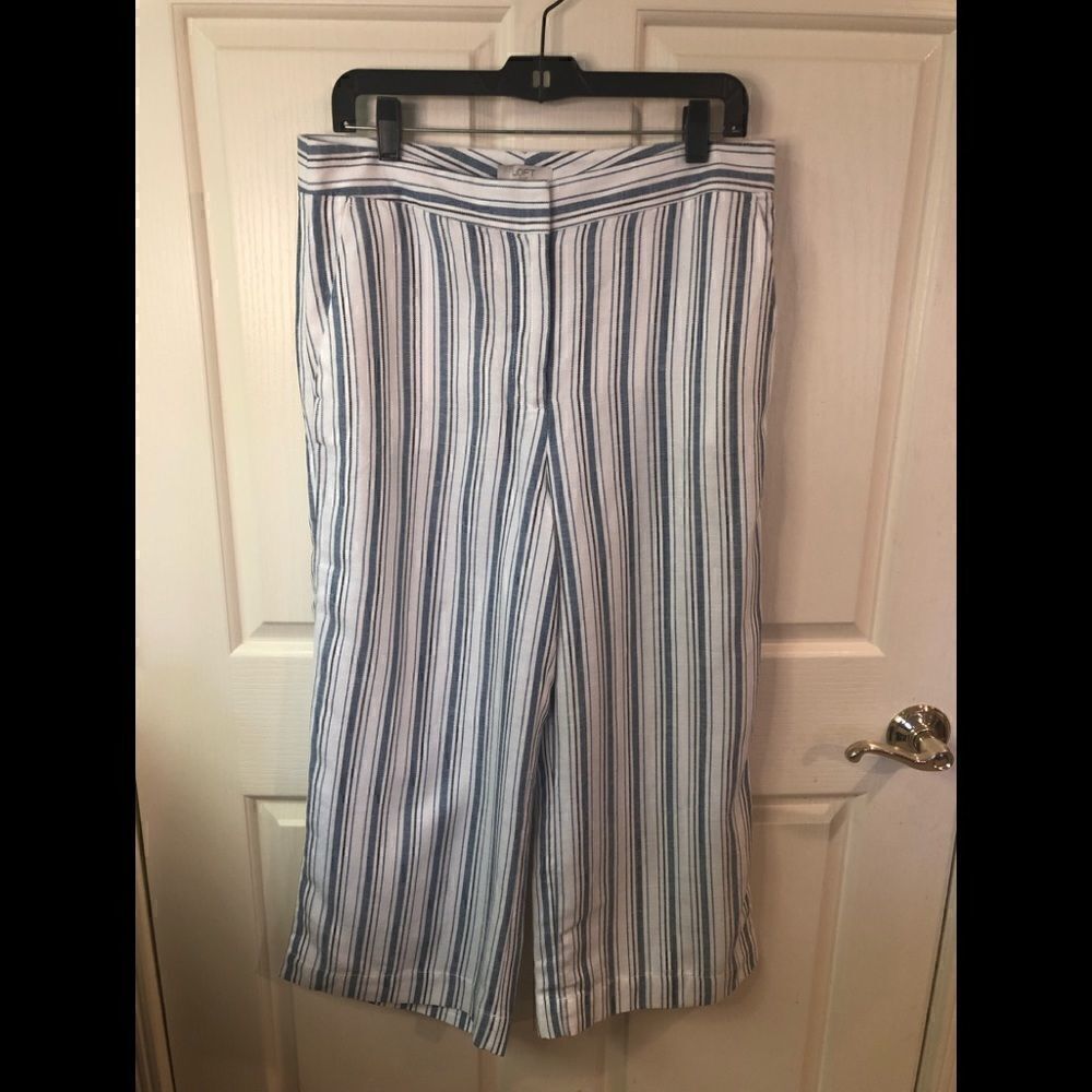 LOFT outlet wide leg ankle pants